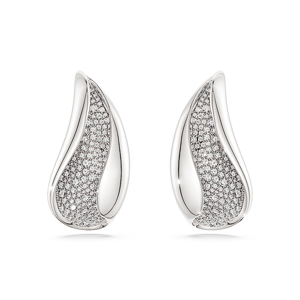Pendientes de clip Swarovski Classica